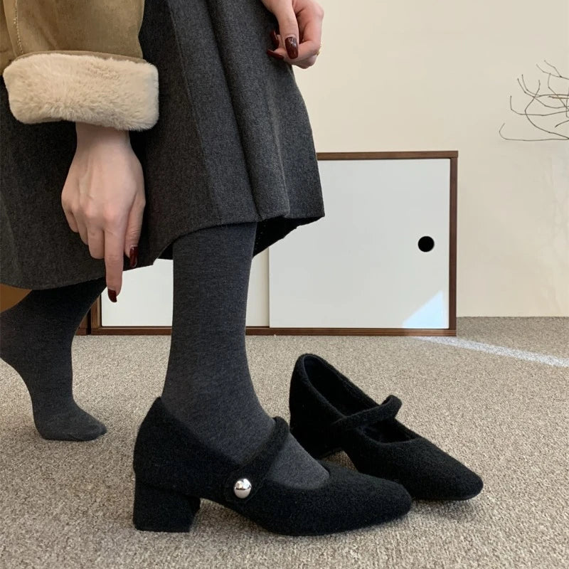 Womens's Square Heels